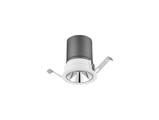 Spot encastré LED, éclairage, confort visuel, 8w blanc