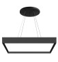 TF157-SQUARE LIGHT-600X600-40W-2CCT-DALI-NOIR