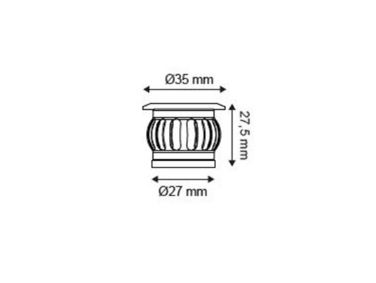 ANDROMEDE ENCASTRE 316 4000K 12V