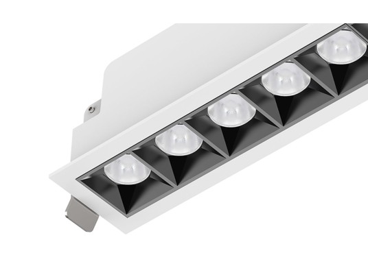 Plafonnier LED, Encastré architectural 25W, Downlight, dimmable triac