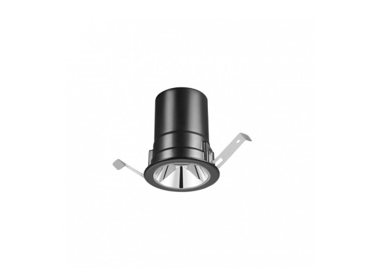 Spot encastré LED Lampe dimmable triac architecturale 8W noir