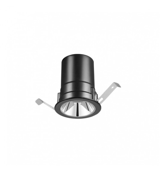 Spot encastré LED Lampe dimmable triac architecturale 8W noir