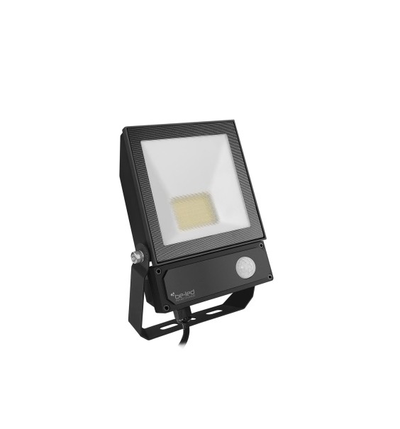 PROJECTEUR-20W-3000K-IP65-NOIR-IR SENSOR