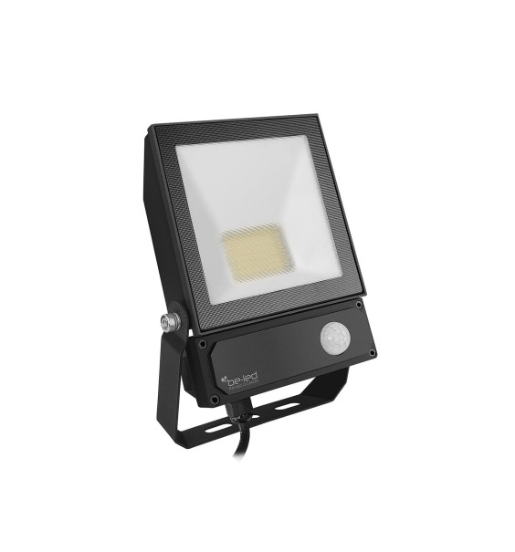 PROJECTEUR-50W-3000K-IP65-BLACK-IR SENSOR