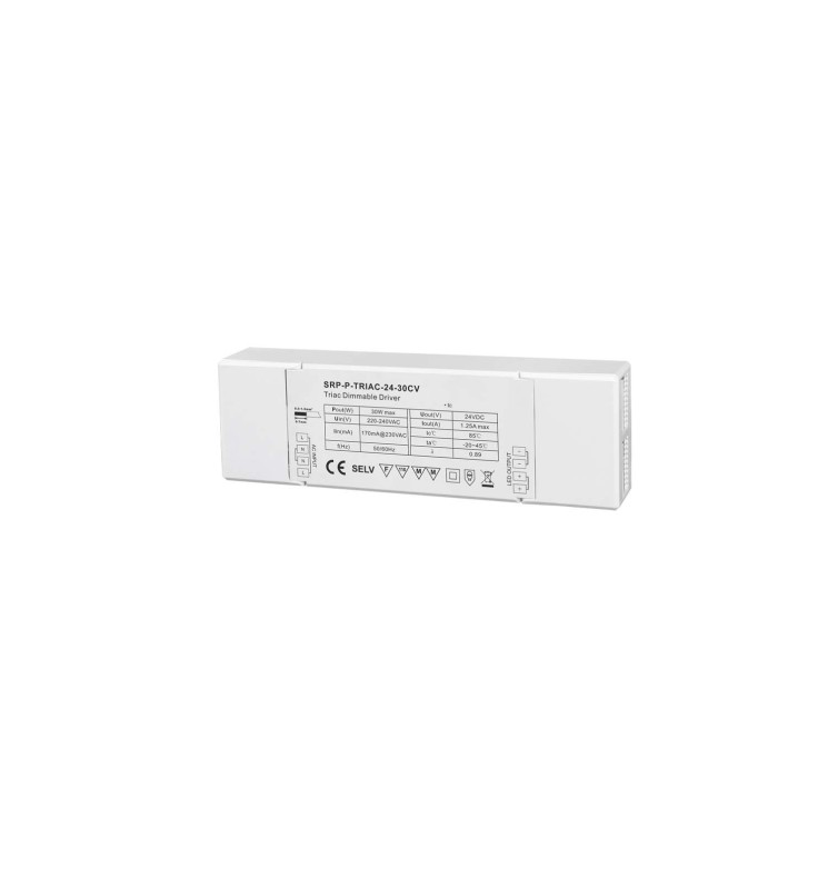 Alimentation 24V pour ruban led. Dimmable Triac. 60W