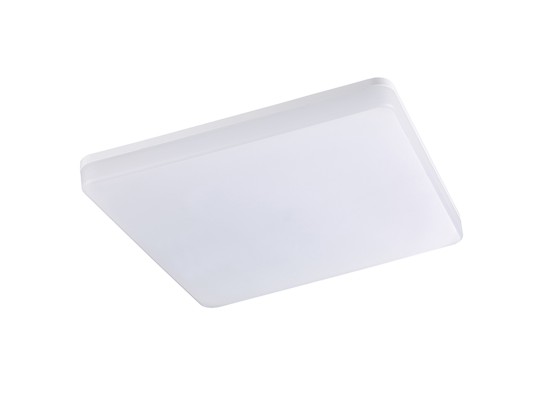 SQUARE HUBL CARRE 15W-IP44-3CCT-BLANC