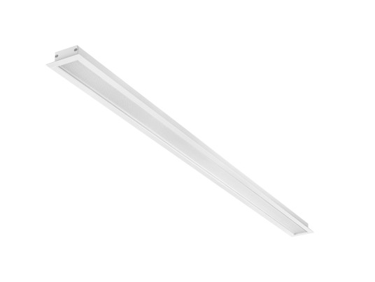 OFFICELINE 120 OPALE PRISM-28W-3CCT-DALI-ENCASTRE-BLANC