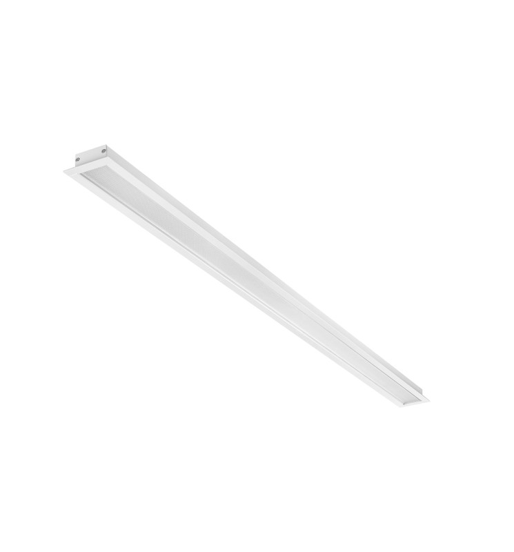 OFFICELINE 120 OPALE PRISM-28W-3CCT-DALI-ENCASTRE-BLANC