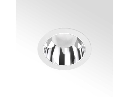 Downlight led 18W, 3CCT, faible éblouissement, réflecteur chrome