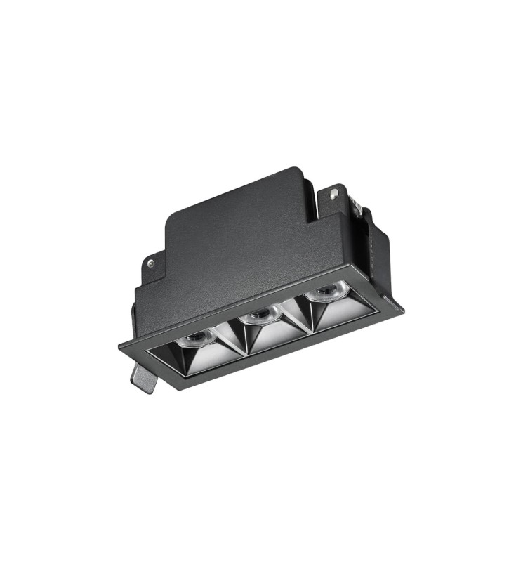 Plafonnier LED, Encastré architectural 9W, Downlight, basse luminance