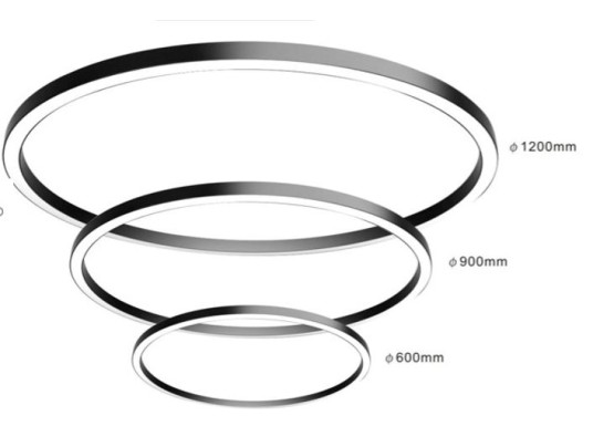 CIRCULAR DIAM1200-72W-3CCT-DALI-BLANC